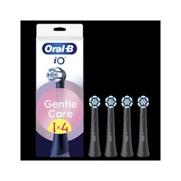 Birste Oral-B Replaceable toothbrush heads | iO GentleCare | Heads | For adults | Number of brush heads included 4 | Black