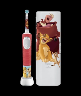 Birste Braun | Electric Toothbrush | Vitality PRO Kids 3+ Lion King | Rechargeable | For children | Number of brush heads included 1 | Number of teeth brushing modes 2  Hover