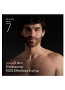  Braun 13in1 Grooming Kit | All-in-One Series 7 AIO7560 | Cordless | Number of length steps 14 | Black/Grey Hover