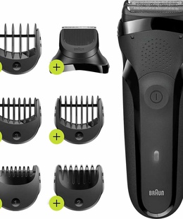  Braun Shaver | 300BT Series 3 | Operating time (max) 30 min | NiMH | Black  Hover