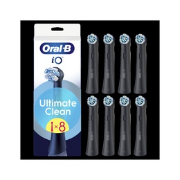 Birste Oral-B Replaceable toothbrush heads | iO UltimateClean | Heads | For adults | Number of brush heads included 8 | Black