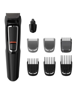  Philips | MG3730/15 | 8-in-1 Face and Hair trimmer | Cordless | Number of length steps | Black  Hover