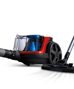  Philips Vacuum cleaner PowerPro Compact FC9330/09 Bagless Power 650 W Dust capacity 1.5 L Red  Hover