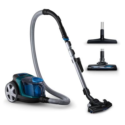  Philips | Vacuum cleaner | PowerPro Compact FC9334/09 | Bagless | Power 900 W | Dust capacity 1.5 L | Black/Blue