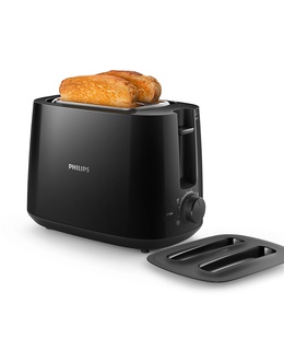 Tosteris Philips | Daily collection toaster | HD2582/90 | Power 900 W | Number of slots 2 | Housing material Plastic | Black  Hover