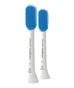 Birste Philips | Tongue Brush Heads | HX8072/01 Sonicare TongueCare+ | Heads | For adults | Number of brush heads included 2 | White  Hover