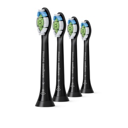 Birste Philips | HX6064/11 | Toothbrush replacement | Heads | For adults | Number of brush heads included 4 | Number of teeth brushing modes Does not apply | Black
