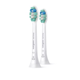 Birste Philips | HX9022/10 Sonicare C2 Optimal Plaque Defence | Toothbrush Brush Heads | Heads | For adults | Number of brush heads included 2 | Number of teeth brushing modes Does not apply | Sonic technology | White