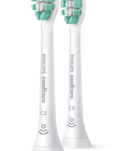 Birste Philips | HX9022/10 Sonicare C2 Optimal Plaque Defence | Toothbrush Brush Heads | Heads | For adults | Number of brush heads included 2 | Number of teeth brushing modes Does not apply | Sonic technology | White  Hover
