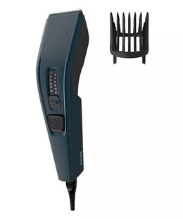  Philips | HC3505/15 | Hair clipper | Corded | Number of length steps 13 | Step precise 2 mm | Black/Blue  Hover