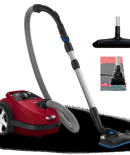  Philips | Performer Silent Vacuum cleaner | FC8784/09 | Power 750 W | Cardinal Red  Hover