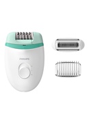 Epilātors Philips | Epilator | Satinelle Essential BRE245/00 | White/Green