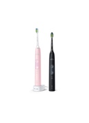 Birste Philips | Electric Toothbrush | HX6830/35 4500 Series | Rechargeable | For adults | Number of brush heads included 2 | Number of teeth brushing modes 2 | Black/Pink