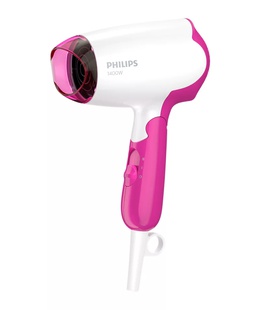 Fēns Philips | Hair Dryer | BHD003/00 | 1400 W | Number of temperature settings 2 | White/Pink  Hover