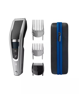  Philips | HC5650/15 | Hair clipper | Cordless or corded | Number of length steps 28 | Grey  Hover