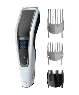  Philips | HC5610/15 | Hair clipper | Cordless or corded | Number of length steps 28 | Step precise 1 mm | Black/Grey  Hover