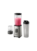 Blenderis Philips Mini Blender | HR2604/80 Daily Collection | Tabletop | 350 W | Jar material Plastic/Glass | Jar capacity 0.6+0.6 L | Ice crushing | Pearl metal Hover