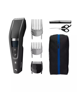  Philips Series 5000 Beard and Hair Trimmer HC5632/15 Cordless or corded Number of length steps 28 Step precise 1 mm Black  Hover