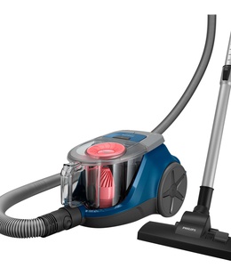  Philips Vacuum cleaner | XB2123/09 | Bagless | Power 850 W | Dust capacity 1.3 L | Dark Blue/Peach  Hover