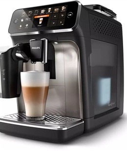  Philips | Series 5400 Coffee Maker | EP5447/90 | Pump pressure 15 bar | Built-in milk frother | Fully Automatic | 1500 W | Black  Hover