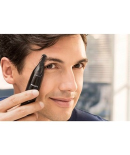  Philips | NT1650/16 | Nose and Ear Trimmer | Nose Hair Trimmer | Wet & Dry | Black  Hover
