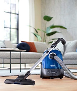  Philips | 3000 Series XD3110/09 | Vacuum cleaner | Bagged | Power 900 W | Dust capacity 3 L | Blue  Hover
