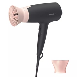 Fēns Philips | Hair Dryer | BHD350/10 | 2100 W | Number of temperature settings 6 | Ionic function | Black/Pink