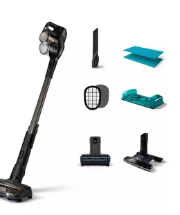  Philips Vacuum cleaner | XC8347/01 Aqua Plus | Cordless operating | Handstick | 25 V | Operating time (max) 80 min | Black | Warranty 24 month(s)  Hover