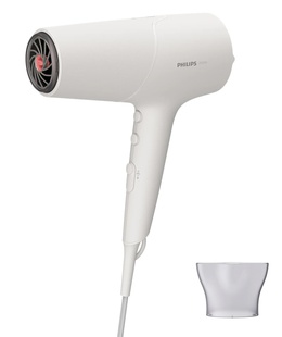 Fēns Philips Hair dryer | BHD501/00 5000 Series | 2100 W | Number of temperature settings 6 | Ionic function | White  Hover