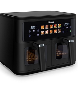 Tristar Double Basket Airfryer | FR-9075 | Power 2500 W | Capacity 9 L | Hot air technology | Black  Hover