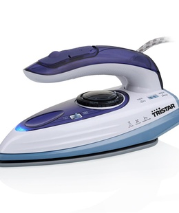  Tristar | ST-8152 | Travel Steam Iron | Steam Iron | 1000 W | Water tank capacity 60 ml | Continuous steam 15 g/min | Steam boost performance  g/min | Blue  Hover