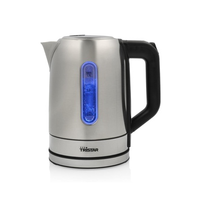 Tējkanna Tristar Kettle | WK-1344 | Electric | 2200 W | 1.7 L | Stainless steel | 360° rotational base | Silver