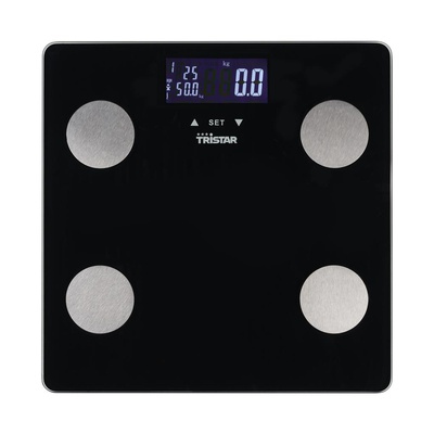 Svari Tristar Personal Scale | WG-2442 | Maximum weight (capacity) 150 kg | Accuracy 100 g | Body Mass Index (BMI) measuring | Black