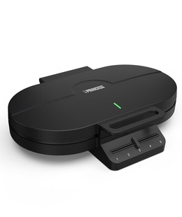  Princess Waffle Maker | 132384 | 1200 W | Number of pastry 10 | Heart shaped | Black  Hover