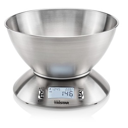 Svari Tristar | Kitchen scale | KW-2436 | Maximum weight (capacity) 5 kg | Graduation 1 g | Display type LCD | Metal steel