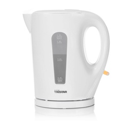 Tējkanna Tristar | Jug Kettle | WK-3380 | Electric | 2200 W | 1.7 L | Plastic | 360° rotational base | White