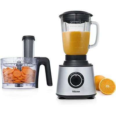 Virtuves kombains Tristar | Food Processor | MX-4823 | 600 W | Number of speeds 2 | Bowl capacity 1.5 L | Silver