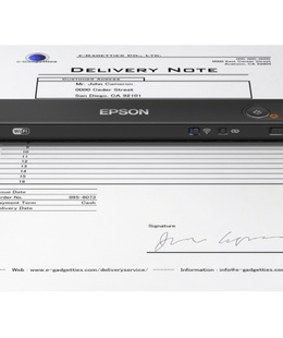  Epson | Wireless Mobile Scanner | WorkForce ES-60W | Colour | Document  Hover