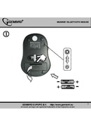 Pele Gembird | 6 button | MUSWB2 | Optical Bluetooth mouse | Black Hover