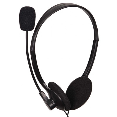 Austiņas Gembird | Stereo headset | MHS-123 | Built-in microphone | 3.5 mm | Black