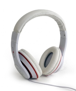 Austiņas Gembird | MHS-LAX-W Stereo headset Los Angeles | Wired | On-Ear | Microphone | White  Hover