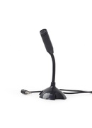Austiņas Gembird | Desktop microphone | MIC-D-02 | 3.5 mm | 3.5 mm audio plug | Black