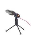 Austiņas Gembird | Desktop microphone with a tripod | MIC-D-03 | Built-in microphone | 3.5 mm | Black Hover
