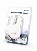 Pele Gembird | Wireless Optical mouse | MUSW-4B-05 | Optical mouse | USB | White Hover