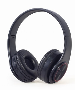 Austiņas Gembird | BHP-LED-01 | Stereo Headset with LED Light Effects | Bluetooth | On-Ear | Wireless | Black  Hover