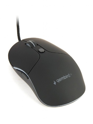 Pele Gembird | Illuminated Large Size Mouse | MUS-UL-02 | Wired | USB | Black  Hover