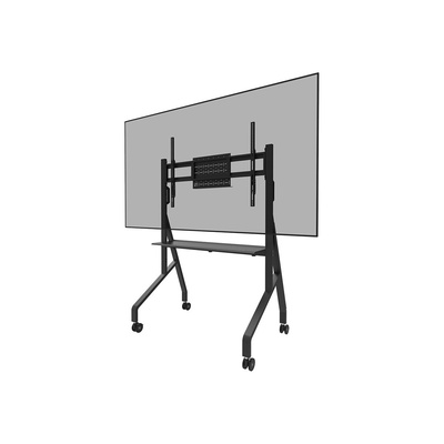  Neomounts MOVE Go FL50-525BL1 TV trolley - 55-86 - max 76 kg - manual h 106-136 cm - VESA 100x100-900x600 - incl. hardware shelf - lockable
