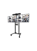  Neomounts MOVE ADM-875BL2 Screen adapter from 1 to 2 screens - 42-65 - max 40 kg/screen - VESA 100x100-800x400 - lockable (excl. lock) - su Hover
