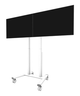  Neomounts MOVE ADM-875WH2 Screen adapter from 1 to 2 screens - 42-65 - max 40 kg/screen - VESA 100x100-800x400 - lockable (excl. lock) - su  Hover