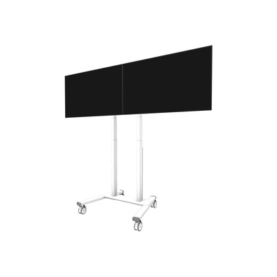  Neomounts MOVE ADM-875WH2 Screen adapter from 1 to 2 screens - 42-65 - max 40 kg/screen - VESA 100x100-800x400 - lockable (excl. lock) - su